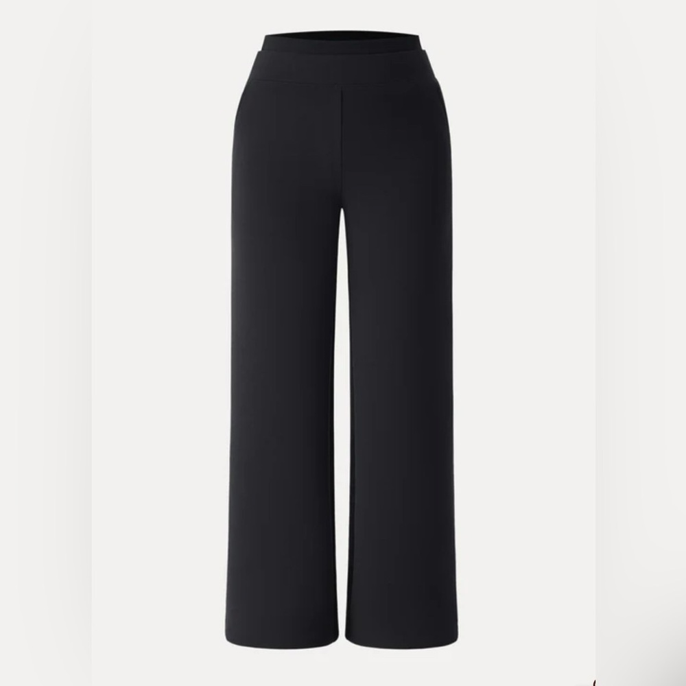 {OGL} double waistband straight sweatpants black petite M